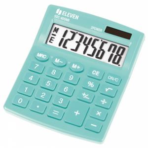 Калькулятор настольный 8-разрядный бирюзовый Eleven SDC-805 NR-GN