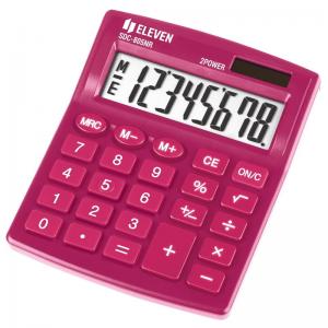 Калькулятор настольный 8-разрядный розовый Eleven SDC-805 NR-PK