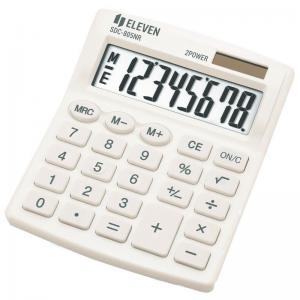 Калькулятор настільний 8-розрядний білий Eleven SDC-805 NR-WH