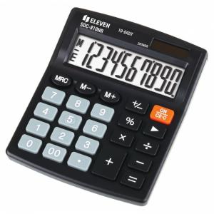Калькулятор настільний 10-розрядний чорний Eleven SDC-810NR