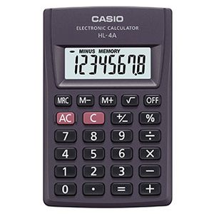 Калькулятор карманный 8-разрядный Casio HL-4A-S-EP