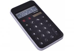 Кишеньковий Калькулятор 12 розрядів 115*58.5*9.6 мм Optima O75528 чорний - Фото 1