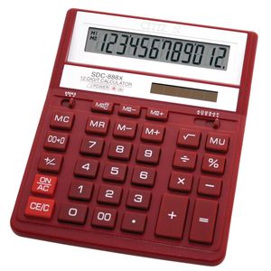 Калькулятор красный 12 разрядов SDC-888 XRD Citizen