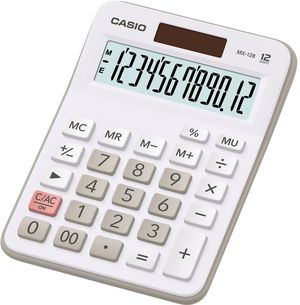 Калькулятор настольный 12-ти разрядный 106х147х29 CASIO MX-12B - Фото 1