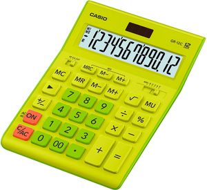 Калькулятор настольный 12-ти розрядный, 209х155х35 мм, CASIO GR-12C-DG-W-EP - Фото 1