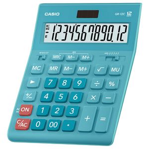 Калькулятор настольный 12-ти розрядный, 209х155х35 мм, CASIO GR-12C-DG-W-EP - Фото 2