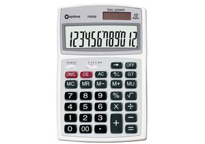 Калькулятор настольный 12 разрядов Optima O75530