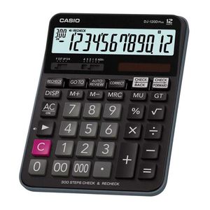 Калькулятор настільний 12-розрядний Casio DJ-120D PLUS-W-EP - Фото 1