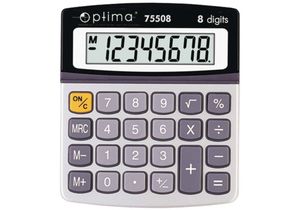 Калькулятор настольный 8 розр Optima О75508