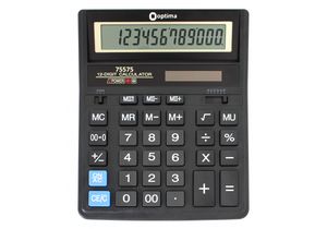 Калькулятор настольный бухгалтерский 12 розр Optima O75575