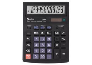 Калькулятор настольный бухгалтерский Optima O75525 - Фото 1