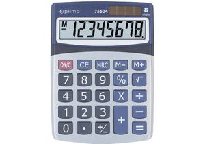 Калькулятор настільний електронний 8 розрядів Optima О75504