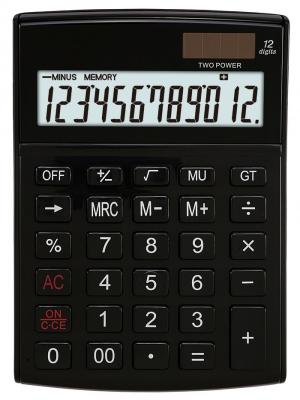 Калькулятор настільний 12 розрядів 146 * 105 * 26 мм Optima O75529