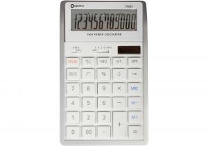 Калькулятор настільний 12 розрядів 80*108*21,5 мм Optima O75531
