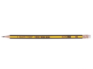 Олівець чернографитовый чорно-жовтий HB Economix E11320