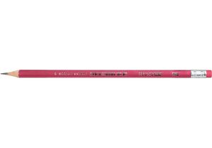 Олівець чорнографітний HB з гумкою Economix E11326 асорті