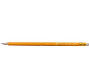 Олівець чернографитовый НВ з гумкою Economix E11301