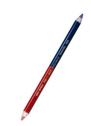 Олівець кольоровий Червоний-Блакитний потовщений грифель KR3423.EG Koh-i-noor - Фото 1
