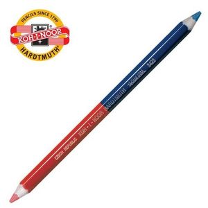 Олівець двоколірний KOH-I-NOOR синій + червоний 3423