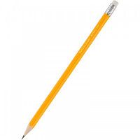 Олівець графітовий HB жовтий з гумкою туба Buromax BM.8515