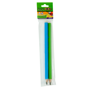 Олівець графітовий JUMBO HB без гумки 2 шт. блістер ZiBi ZB.2340-2 - Фото 2