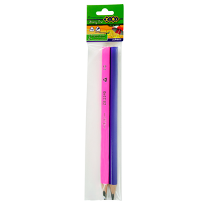 Олівець графітовий JUMBO HB без гумки 2 шт. блістер ZiBi ZB.2340-2