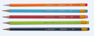 Олівець графітовий НВ з гумкою Buromax BM.8503