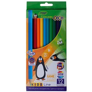 Олівці кольорові 12 KIDS LINE ZiBi ZB.2414