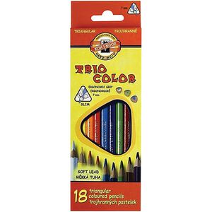 Олівці кольорові 18 Triocolor Koh-i-Noor 3133
