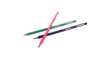 Олівці кольорові 24 шт трикутні з точилкою Kores K93324 - Фото 2