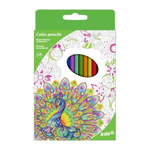 Карандаши цветные Антистресс 18 цветов Kite K17-052-4 - Фото 1