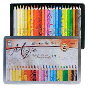 Карандаши цветные Magic 23 шт +1 карандаш блендер (мет.упак) Kooh-I-Noor 340802 - Фото 1