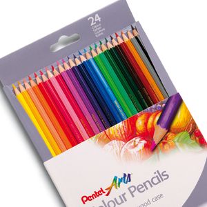 Олівці кольорові Pentel Arts Colour Pencils 24 кольори Pentel СВ8-24U - Фото 1