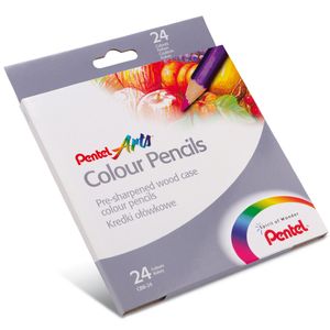 Карандаши цветные Pentel Arts Colour Pencils 24цвета Pentel СВ8-24U - Фото 2