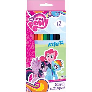 Тригранні олівці кольорові 12 шт My Little Pony Kite LP17-053