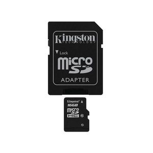 Карта памяти Kingston microSDHC 8GB Class 10 и SD адаптер SDC10-8GB - Фото 1