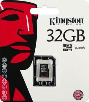 Карта памяти Kingston microSDHC 8GB Class 10 и SD адаптер SDC10-8GB - Фото 2