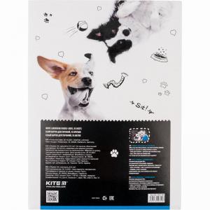 Картон білий 10 аркушів A4 KITE Dogs K22-254 - Фото 2