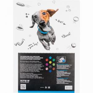 Картон кольоровий двосторонній А4 KITE Dogs K22-255-1 - Фото 2