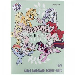 Картон Kite My Little Pony цветной двухсторонний 10 листов А4 LP21-255