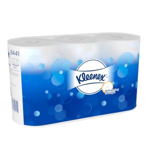 Туалетная бумага Kimberly-Clark Kleenex 8441 белая 2 слоя 72м х 600л 6 рулонов - Фото 5