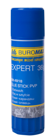 Клей-карандаш EXPERT 36г PVP Buromax BM.4918