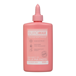 Клей ПВА PASTEL 200 мл з дозатором BM.4857
