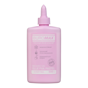 Клей ПВА PASTEL 200 мл з дозатором BM.4857