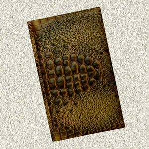 Книга алфавитная 16 х 27 см натуральная кожа Динозавра Foliant EG126