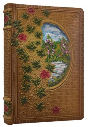Книга алфавитная 8х12 см натуральная кожа Барвинок Foliant EG155 - Фото 1