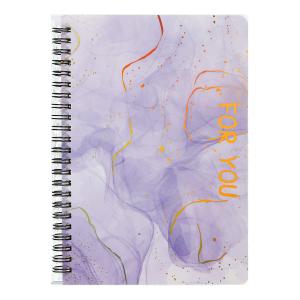 Книга для заметок FOR YOU А5 80 л клетка твердая картонная обложка BM.24572114-14