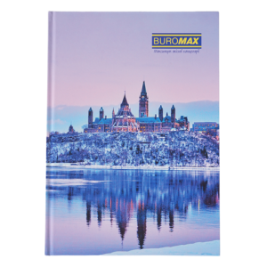 Книга канцелярська Buromax МІСТО/СЕЗОНИ JOBMAX А4 96 л клітинка офсет тверда обкладинка BM.2408i