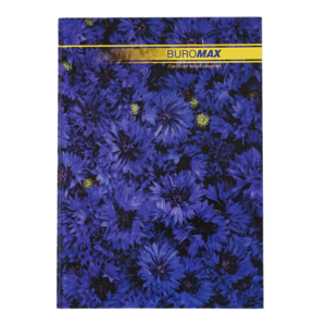 Книга канцелярская Buromax NATURE А4 96 л клетка офсет твердая лам обложка ассорти BM.2400i