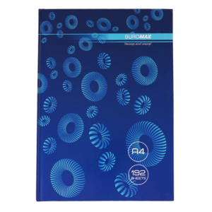 Книга обліку Buromax MODEST 192 л кліт оф тв лам обкл А4 синій BM.24419101-02i